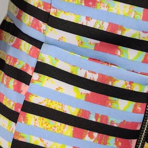 My Michelle Multicolor Striped Skater Dress - Picture 7 of 15